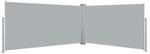 vidaXL Ausziehbare Seitenmarkise 160x600 cm Grau 42180