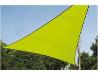 Perel Dreieck-Sonnensegel 500 cm x 500 cm Limegrün