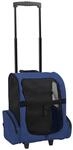 vidaXL Trolley f&uuml;r Haustiere 3-In-1 Faltbar Blau 170193