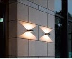 Trio LED-Au&szlig;enwandleuchte Reno Anthrazit