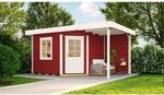 Weka Holz-Gartenhaus 213 A Gr. 1 5-Eck Flachdach Lasiert 442 cm x 278 cm