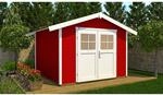 weka Gartenhaus 122 Gr.2 Satteldach Schwedenrot 28 mm