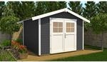 weka Gartenhaus 122 Gr.2 Satteldach Anthrazit 28 mm
