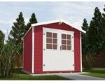 weka Gartenhaus 218 Gr.1, 28 mm, Satteldach mit wekaLine, schwedenrot, DT