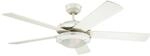 WESTINGHOUSE Deckenventilator Comet Wei&szlig; 132 cm mit Beleuchtung und Zugketten