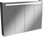 Fackelmann Spiegelschrank LINO Dark Oak 11 cm mit Softclose T&uuml;ren