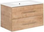 Fackelmann Waschplatz 80 cm B.perfekt Ast-Eiche
