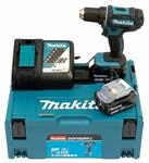 Makita 18 V Akku-Bohrschrauber DDF482RFJ inkl. 2 x 3 Ah Akkus, mit Koffer