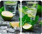 Wenko Herdabdeckplatten Universal Mojito 2er Set Mehrfarbig