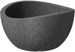 Scheurich Pflanzschale Wave Globe Bowl &Oslash; 39 cm Schwarz Granit