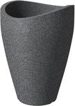 Scheurich Pflanzgef&auml;&szlig; Wave Globe High &Oslash; 30 cm x 40 cm Schwarz-Granit