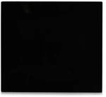 Zeller Herdblende-/Abdeckplatte Glas 50 cm x 56 cm Schwarz