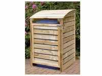 T & J Mülltonnenbox Henri für 1 Tonne Holz imprägniert