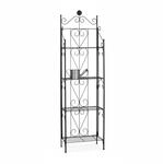 Relaxdays Blumenregal Metall Klappbar 157 cm x 44 cm x 24 cm 5,2 kg