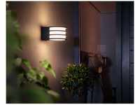 Philips Hue LED-Wandleuchte Lucca Anthrazit