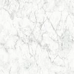 Bricoflor Marmor Tapete Wei&szlig; Grau Vlies Marmortapete Elegant Ideal f&uuml;r K&uuml;che und