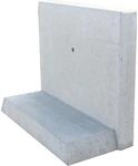 Diephaus L-Stein bewehrt Grau 80 x 100 x 45 x 12 cm