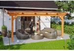 Skan Holz Terrassen&uuml;berdachung Ancona 541 cm x 300 cm Eiche hell