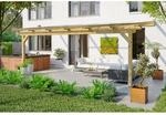 Skan Holz Terrassen&uuml;berdachung Ancona 648 cm x 350 cm