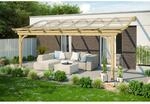 Skan Holz Terrassen&uuml;berdachung Verona B x T 648 cm x 239 cm Leimholz Natur
