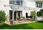 Skan Holz Terrassen&uuml;berdachung Verona 541 cm x 289 cm Wei&szlig;