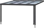 Skan Holz Terrassen&uuml;berdachung Modena 434 x 257 cm Aluminium Anthrazit