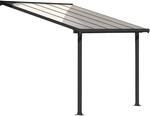 Palram - Canopia Olympia 3 x 3.1 Terrassen&uuml;berdachung Anthrazit klar