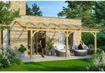Skan Holz Terrassen&uuml;berdachung Venezia 648 cm x 239 cm Natur