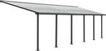 Palram - Canopia Olympia 3 x 9.2 Terrassen&uuml;berdachung Anthrazit klar