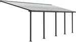 Palram - Canopia Olympia 3 x 7.3 Terrassen&uuml;berdachung Anthrazit klar