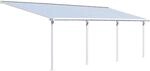 Palram - Canopia Olympia 3 x 9.2 Terrassen&uuml;berdachung Wei&szlig; klar
