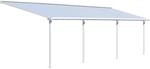 Palram - Canopia Olympia 3 x 9.8 Terrassen&uuml;berdachung Wei&szlig; klar