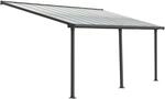 Palram - Canopia Olympia 3 x 6.1 Terrassen&uuml;berdachung Anthrazit klar