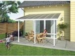 Palram - Canopia Terrassen&uuml;berdachung Feria Wei&szlig; 3x4.25