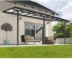 Palram - Canopia Terrassen&uuml;berdachung Feria Anthrazit 3x5.46