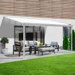 Home Deluxe Terrassen&uuml;berdachung Solis Alu 312 x 303 x 226 / 278 cm Wei&szlig;