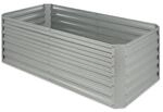 Blumfeldt High Grow Straight Hochbeet 180x60x90 cm 970 L Stahl Verzinkt Rechteckig