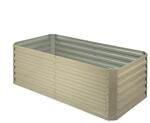 Blumfeldt High Grow Straight Hochbeet 180x60x90 cm 970 L Stahl Verzinkt Rechteckig