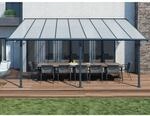 Palram - Canopia Terrassen&uuml;berdachung Sierra 555 cm x 295 cm Grau