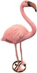 Ubbink Teichfigur Flamingo zwei F&uuml;&szlig;e inkl. Erdspie&szlig; H 90 cm