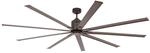 CASAFAN Energiespar Deckenventilator mit Fernbedienung Big Smooth Eco Bronze 224 cm