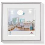 walther design New Lifestyle Kunststoff Bilderrahmen 10x10 cm Silber KV010S