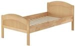 Erst-Holz Seniorenbett G&auml;stebett Einzelbett Buche Massiv 90 x 200 mit Rollrost