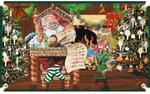 Krebs Glas Lauscha Adventskalender Baumschmuck 24-tlg. 4cm