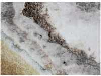 Fototapete Marmor Quartz Weiß Schwarz Braun Gelb 3,50 m x 2,55 m FSC®