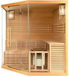 Traditionelle Sauna SKYLINE BIG Tannenholz Natur XL