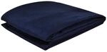 vidaXL Micro-Suede Sofa&uuml;berwurf Tagesdecke Marineblau 140 x 210 cm