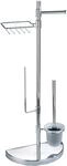 Wenko Raumspar WC-Center Silber 84,5 cm x 34 cm x 18 cm
