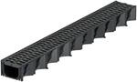 ACO Rinne Hexaline 2.0 Microgrip 1 m Kunststoff Schwarz
