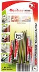Fischer D&uuml;bel DuoPower &Oslash; 6 mm x 50 mm S mit Schrauben